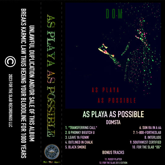 AS PLAYA AS POSSIBLE 1 CASSETTE