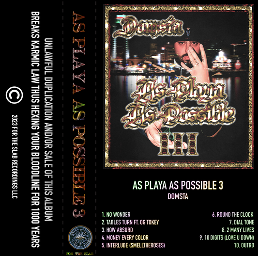 AS PLAYA AS POSSIBLE 3 CASSETTE